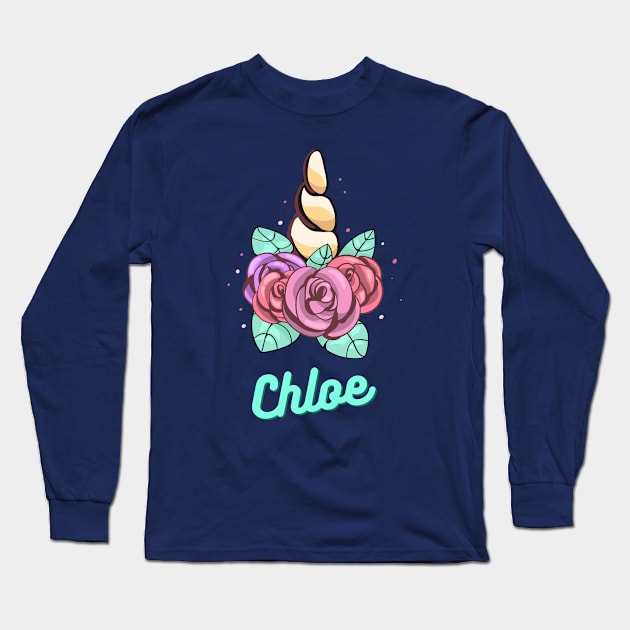 Lovely Unicorn - Chloe Long Sleeve T-Shirt by euheincaio